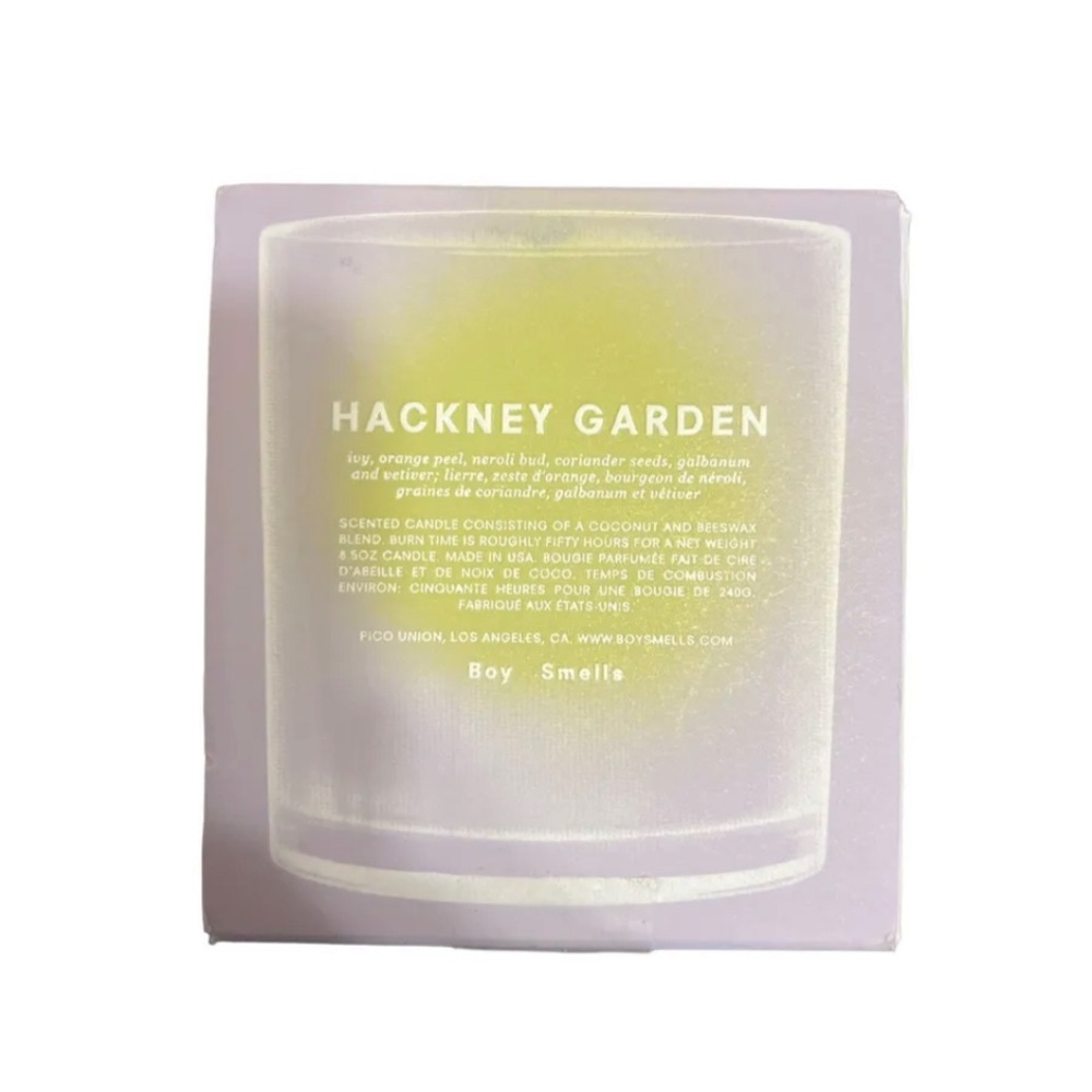 Retired Boys Smells Hackney Garden Candle Burned Once